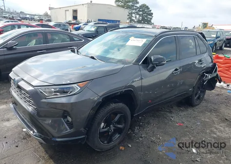 2020 Toyota Rav4 Hybrid Xse z USA, uszkodzony, nr VIN 2T3EWRFV7LW067545